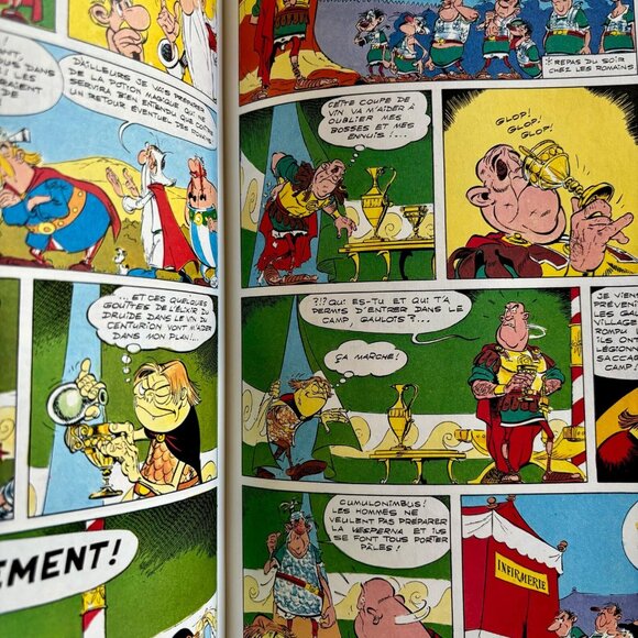 1980 Le grande fosse. Vintage 1980s French Asterix comic book - Picture 4 of 7